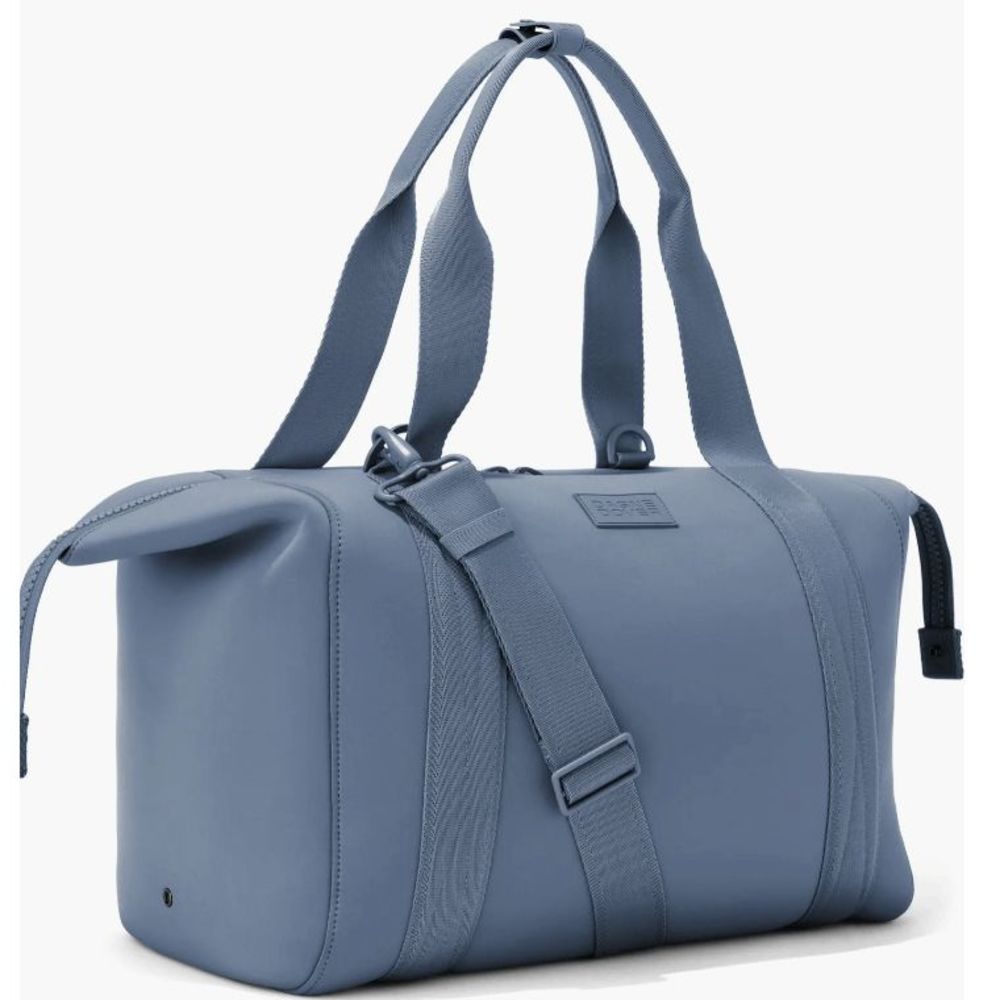 NWT Dagne Dover Large Landon Caryall Duffle Bag Weekender in Ash Blue LIMITED ED